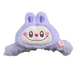 Labubu Style Fuzzy Hair Claw Clip‎ Cute Kawaii Aesthetic Hair Accessory Gift